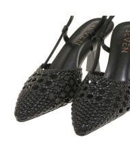 Black slingbacks  70V-303