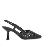 Black slingbacks  70V-303
