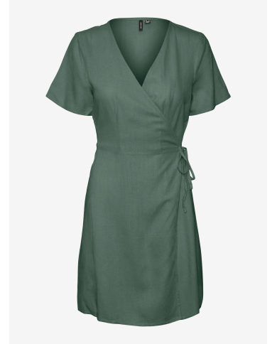VMMYMILO S/S SHORT WRAP DRESS