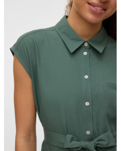 VMMYMILO SL CALF SHIRT DRESS WVN GA