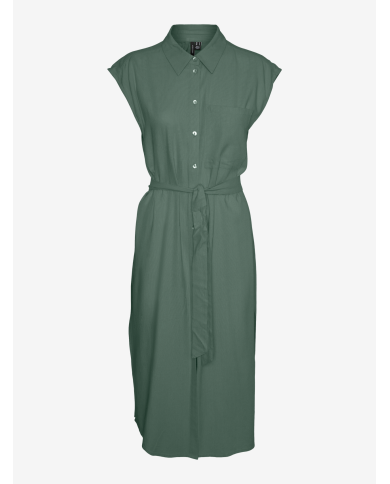 VMMYMILO SL CALF SHIRT DRESS WVN GA