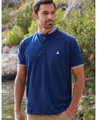 Μπλουζάκι Polo με Μάο γιακά Visconti 2812-1