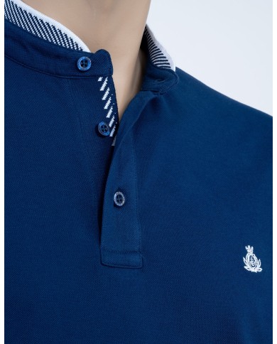 Μπλουζάκι Polo με Μάο γιακά Visconti 2812-1