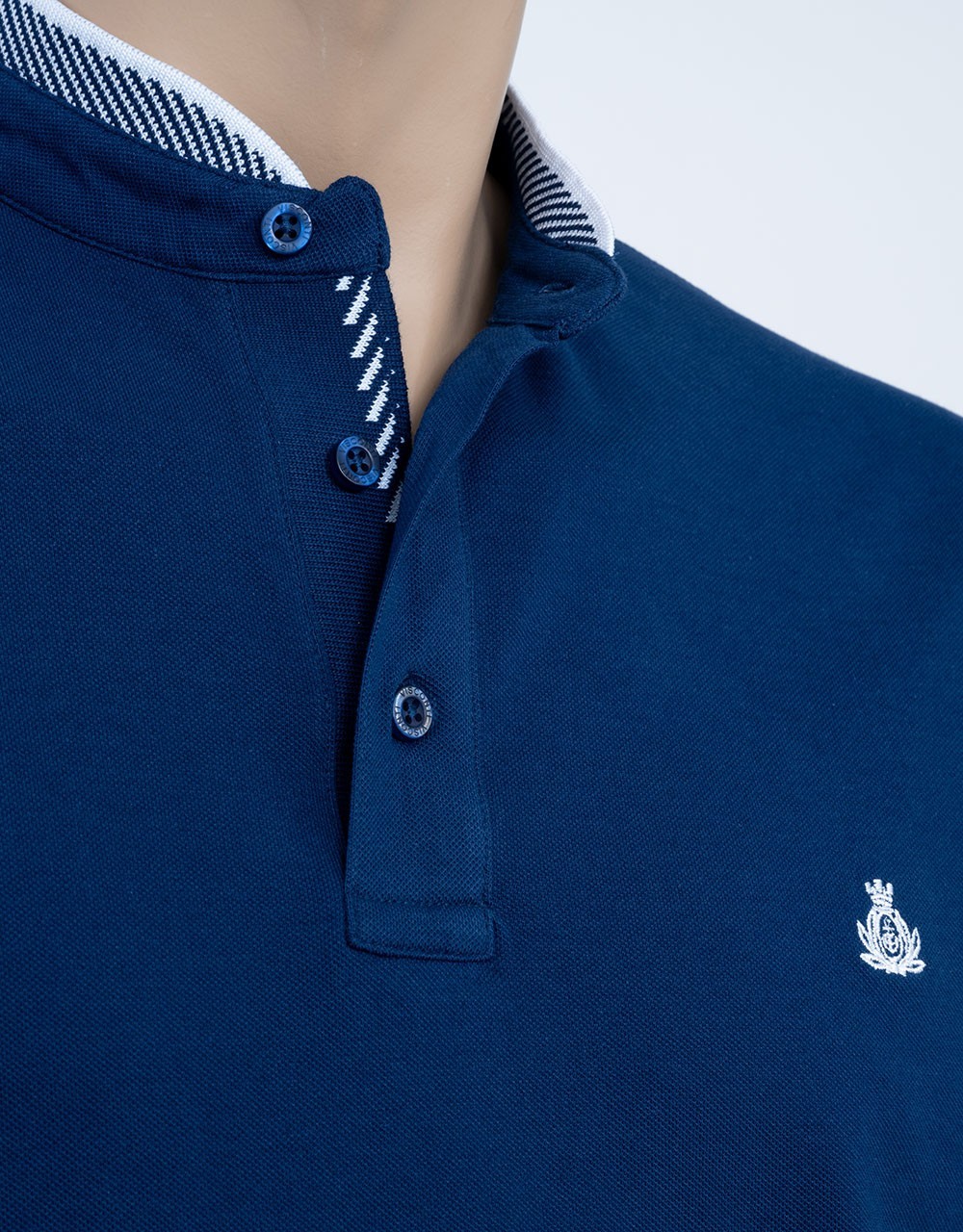 Μπλουζάκι Polo με Μάο γιακά Visconti 2812-1