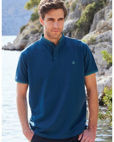 Visconti Men's Polo Shirt Mao Collar 2812-2