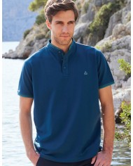 Μπλουζάκι Polo με Μάο γιακά Visconti 2812-2