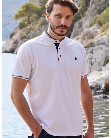 Visconti Men's Polo Shirt Mao Collar 2812-4