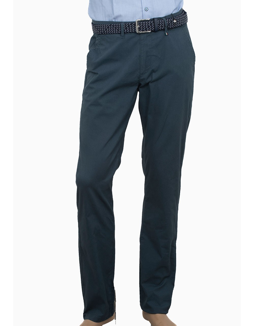 Men's Cotton Chinos Pant with Belt, 2785-3