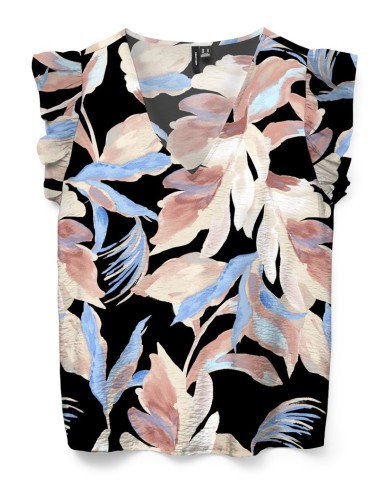 ΜΠΛΟΥΖΑ ΜΕ ΒΟΛΑΝ VMJOSIE SL V-NECK TOP WVN GA 10303762