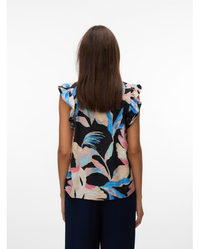 ΜΠΛΟΥΖΑ ΜΕ ΒΟΛΑΝ VMJOSIE SL V-NECK TOP WVN GA 10303762