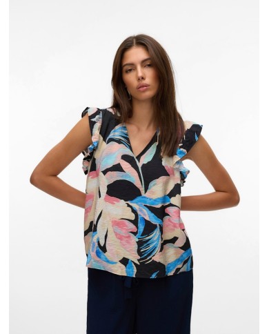 ΜΠΛΟΥΖΑ ΜΕ ΒΟΛΑΝ VMJOSIE SL V-NECK TOP WVN GA 10303762