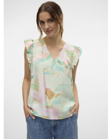 ΜΠΛΟΥΖΑ ΜΕ ΒΟΛΑΝ VMJOSIE SL V-NECK TOP WVN GA 10303762