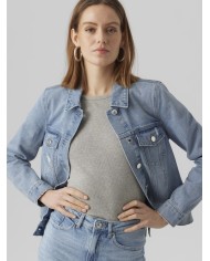 Vero Moda Γυναικείο Μπουφάν Τζιν Κοντό 10279789