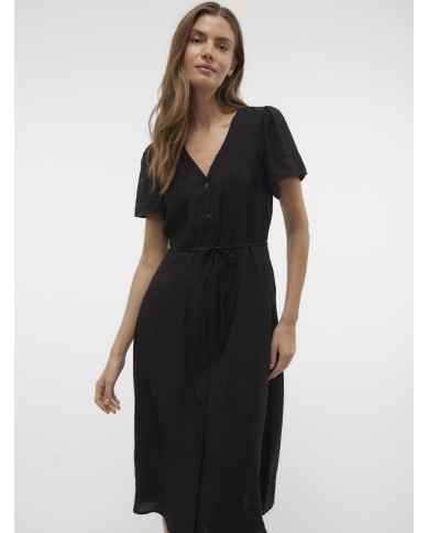 VMJOSIE SS CALF SHIRT DRESS WVN GA