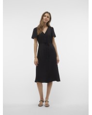 VMJOSIE SS CALF SHIRT DRESS WVN GA