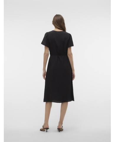 VMJOSIE SS CALF SHIRT DRESS WVN GA