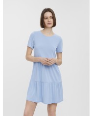 VMJOSIE SS CALF SHIRT DRESS WVN GA - Dresses