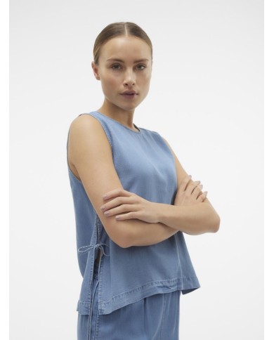 JEAN TOP VMBREE SL TIE DETAILS SHORT TOP GA 10304870