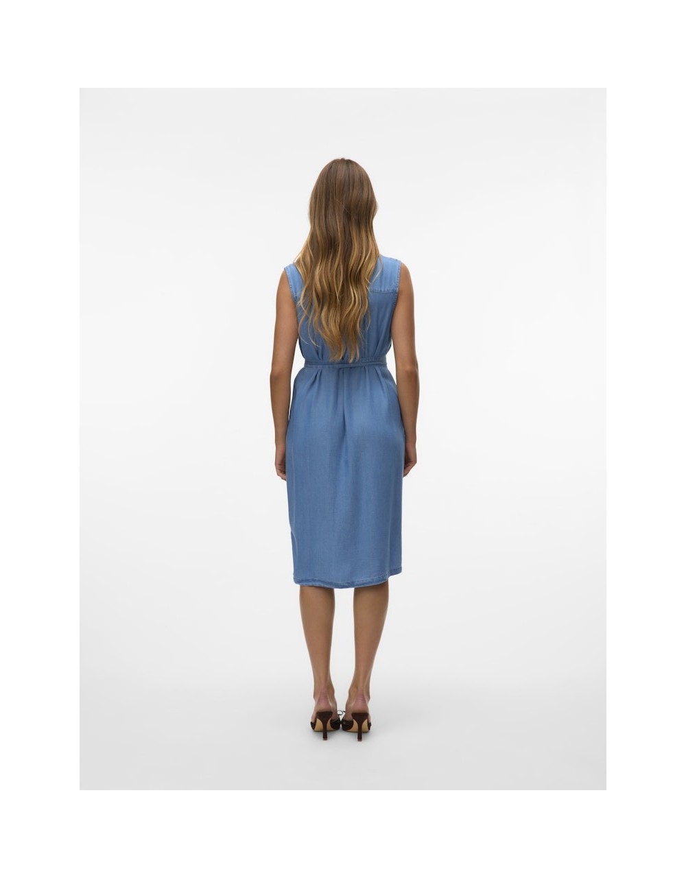 JEAN ΦΟΡΕΜΑ VMBREE SL BLK SHIRT DRESS GA