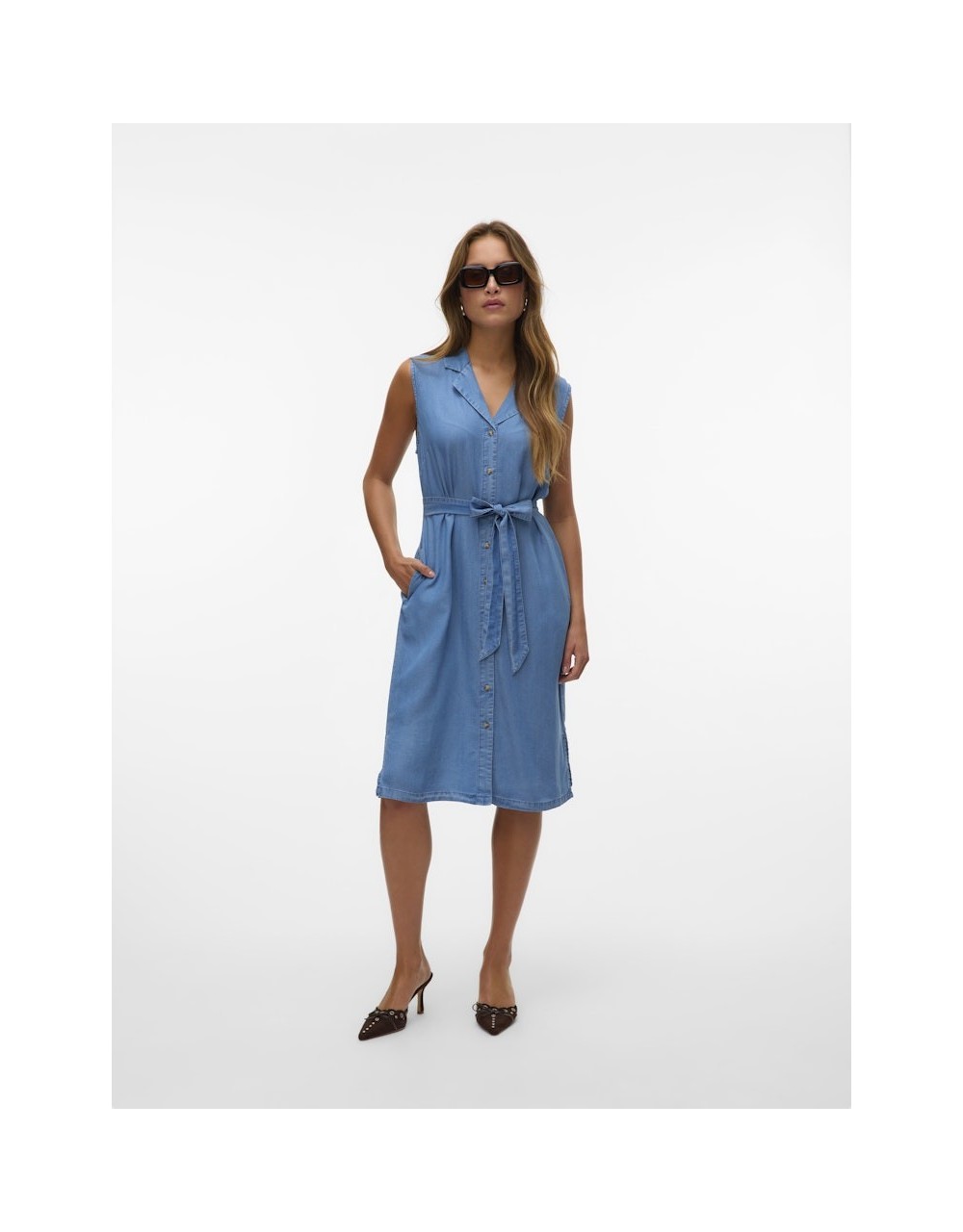 VMBREE SL BLK SHIRT DRESS GA NOOS