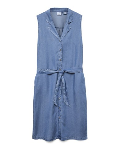 JEAN ΦΟΡΕΜΑ VMBREE SL BLK SHIRT DRESS GA