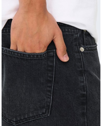 ONSEDGE BLACK 2047 TAI DNM SHORTS - 22032047