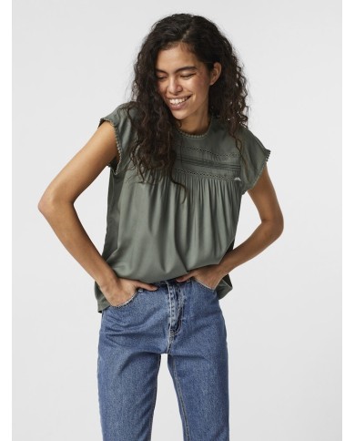 VMDEBBIE PLEAT S/L TOP GA NOOS - 10247943