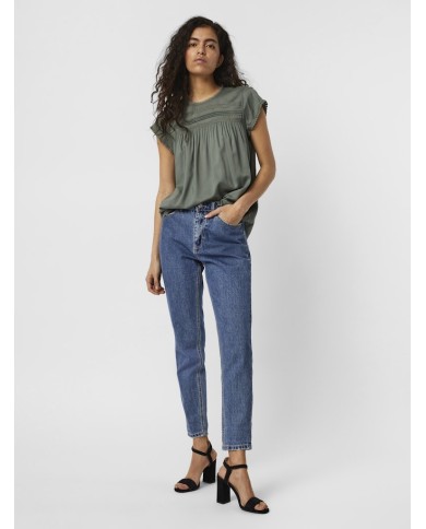 VMDEBBIE PLEAT S/L TOP GA - 10247943