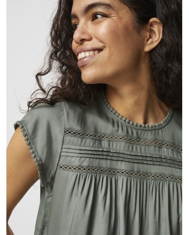 VMDEBBIE PLEAT S/L TOP GA - 10247943