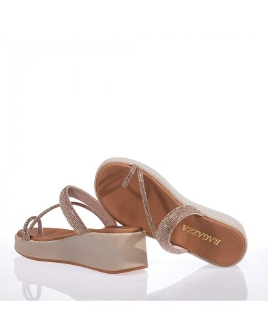 Ragazza Leather Women's Flat Sandals 01130