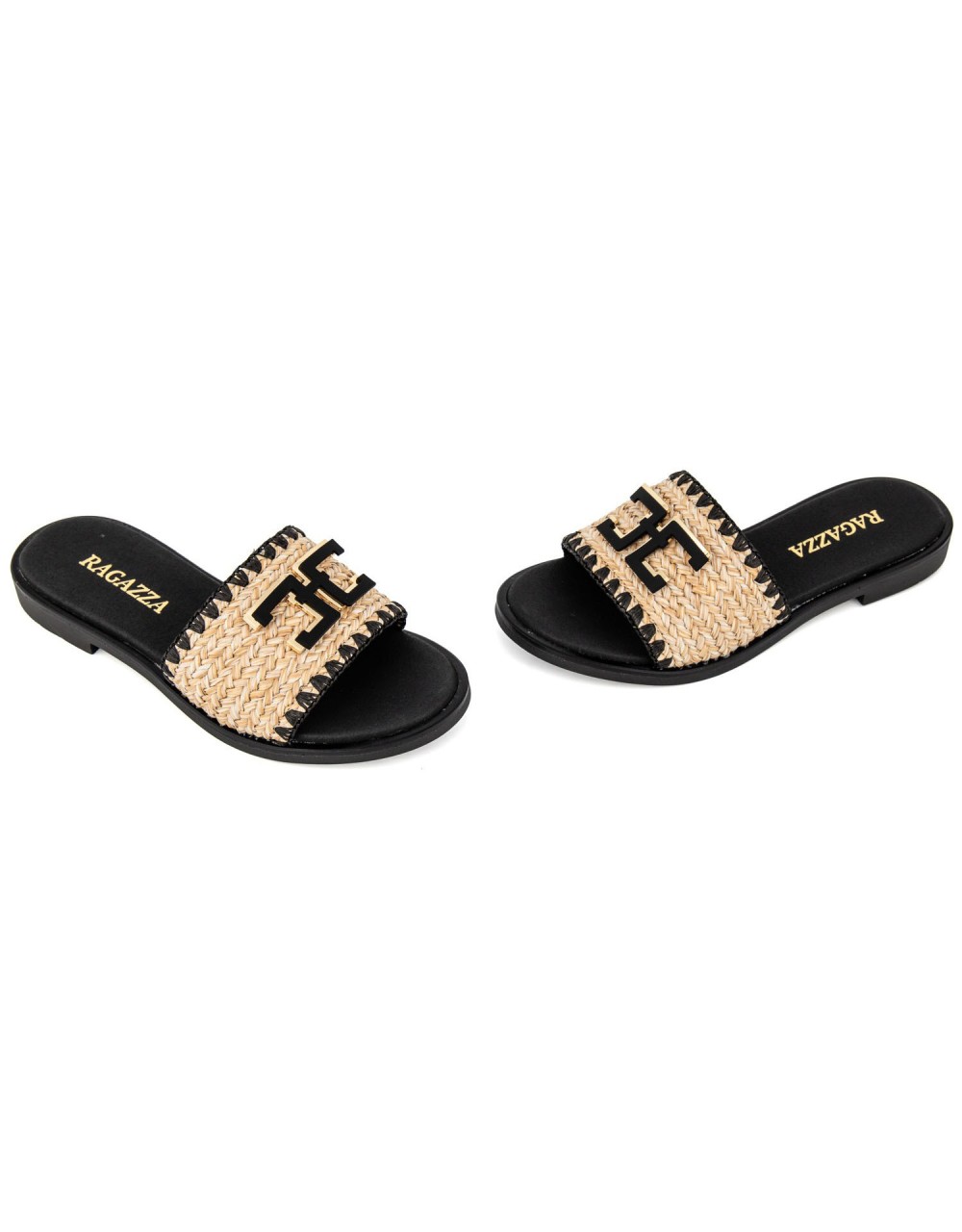 Ragazza Leather Women's Flat Sandals 01015