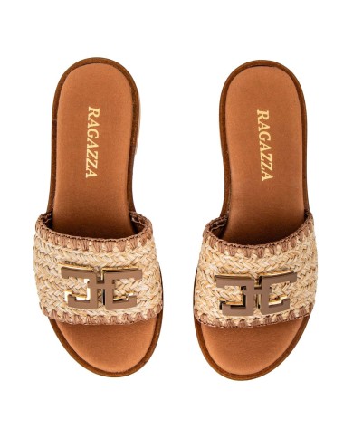 Ragazza Leather Women's Flat Sandals 01015