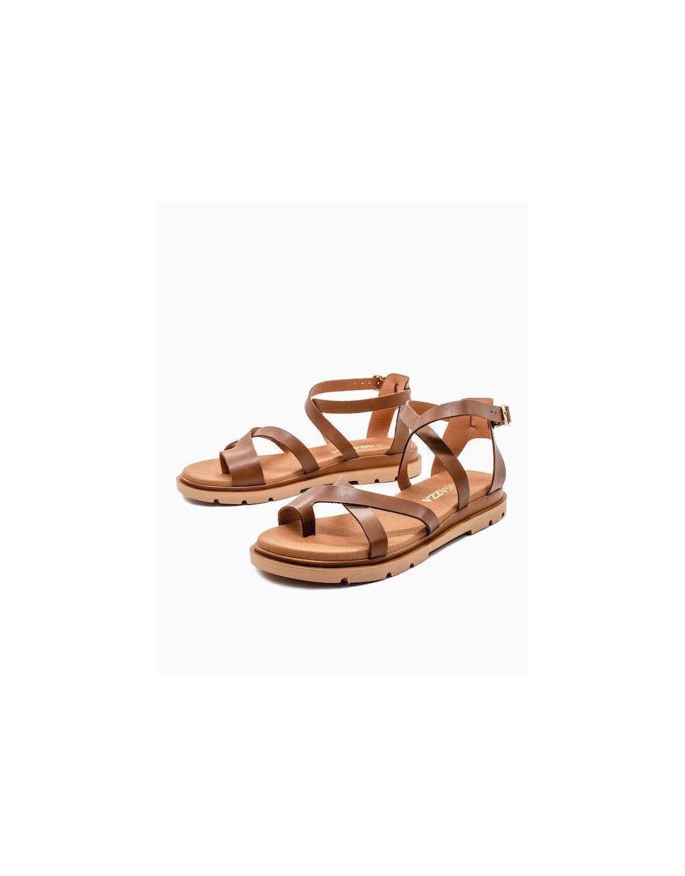Ragazza Leather Women's Flat Sandals 01075