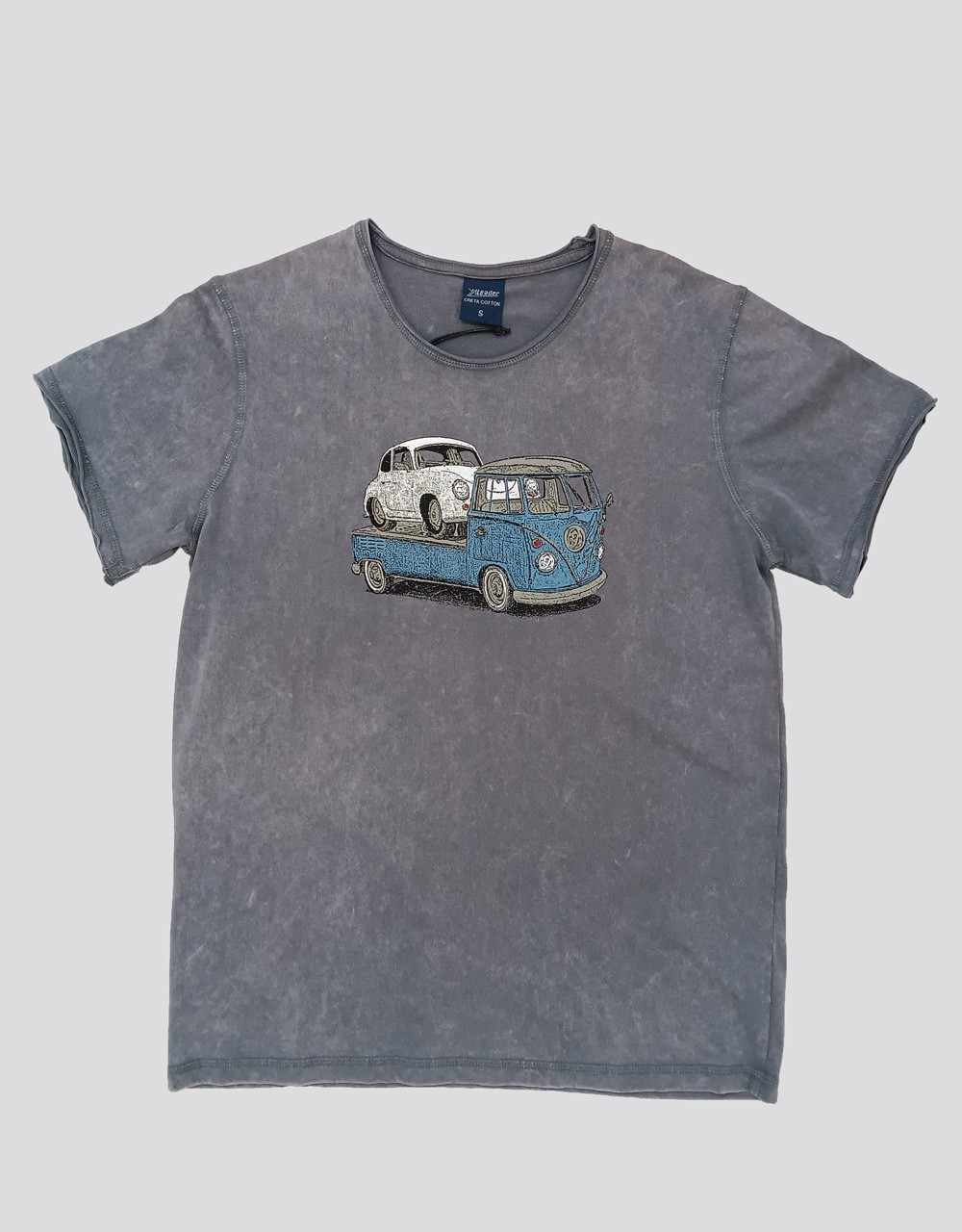 Πετροπλυμένο T-shirt - WV ΣΚΑΡΑΒΑΙΟΣ