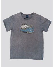 Πετροπλυμένο T-shirt - WV ΣΚΑΡΑΒΑΙΟΣ