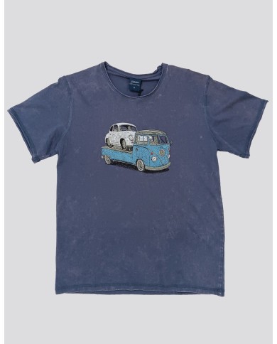 Πετροπλυμένο T-shirt - WV ΣΚΑΡΑΒΑΙΟΣ