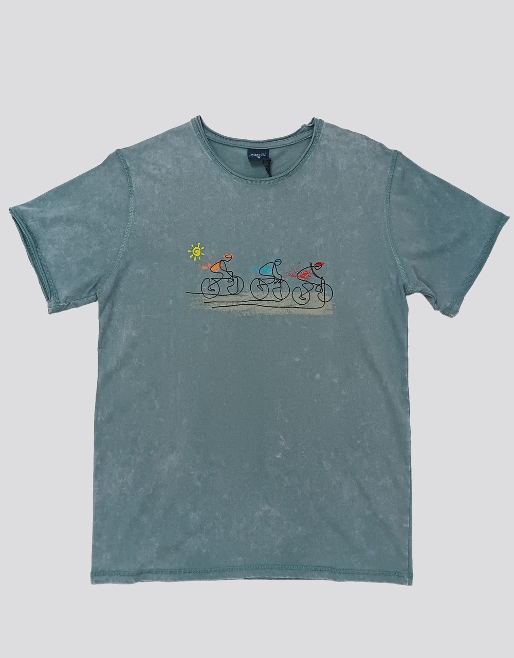 Πετροπλυμένο T-shirt - 3 ΠΟΔΗΛΑΤΕΣ