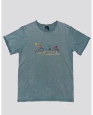 Stonewashed T-shirt - 3 ΠΟΔΗΛΑΤΕΣ