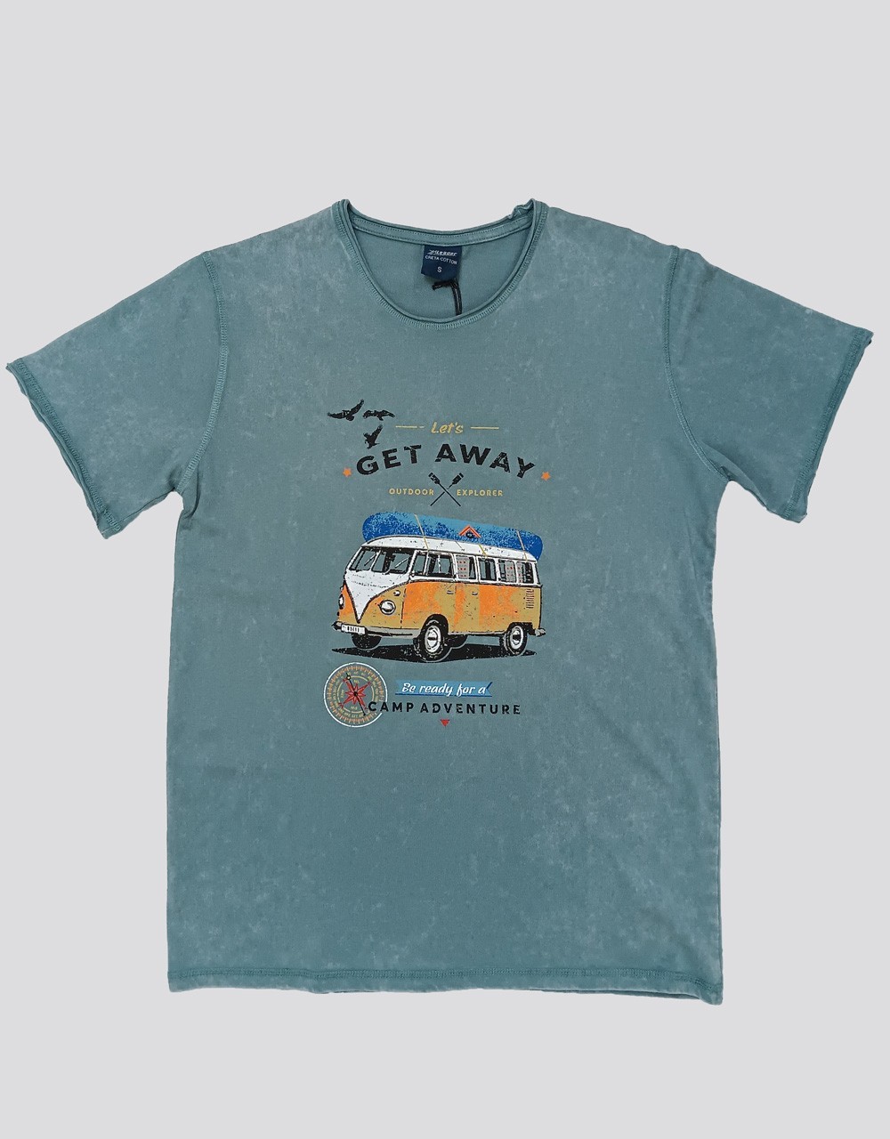 Πετροπλυμένο T-shirt - VAN GET AWAY