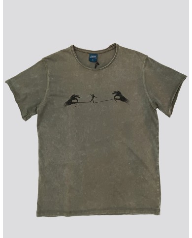 Stonewashed T-shirt - ΒΑΡΚΑΡΗΣ