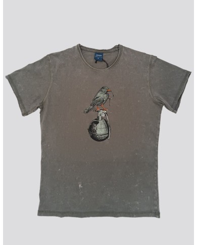 Stonewashed T-shirt - ΒΑΡΚΑΡΗΣ