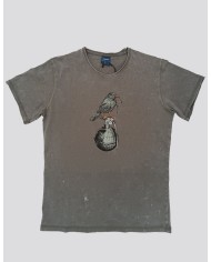 Πετροπλυμένο T-shirt - ΧΕΙΡΟΒΟΜΒΙΔΑ