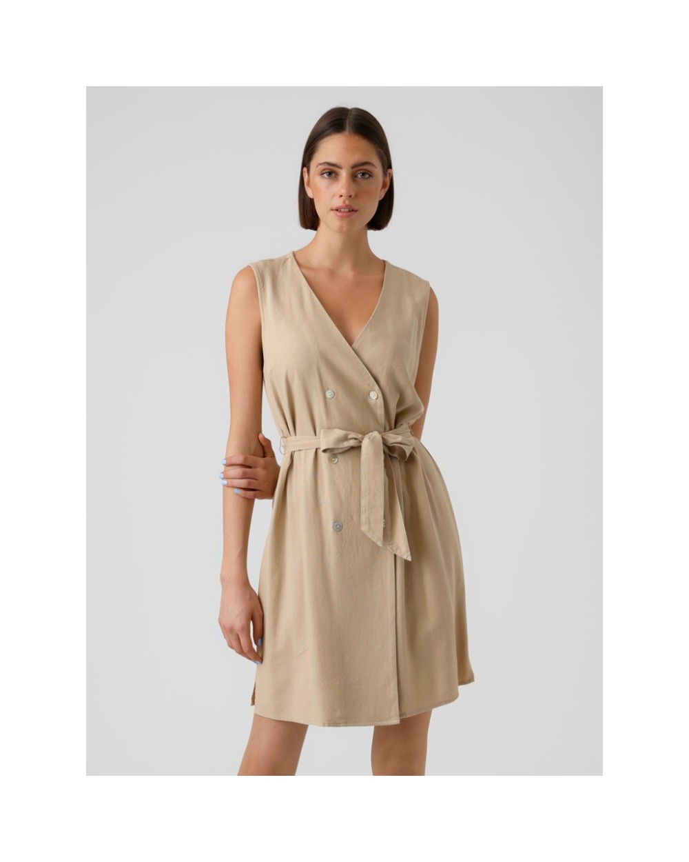 VMMYMILO SL SHORT SHIRT DRESS WVN GA