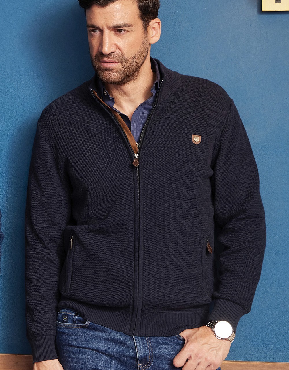 ΑΝΔΡΙΚΗ ΖΑΚΕΤΑ ΠΛΕΚΤΗ VISCONTI 2819