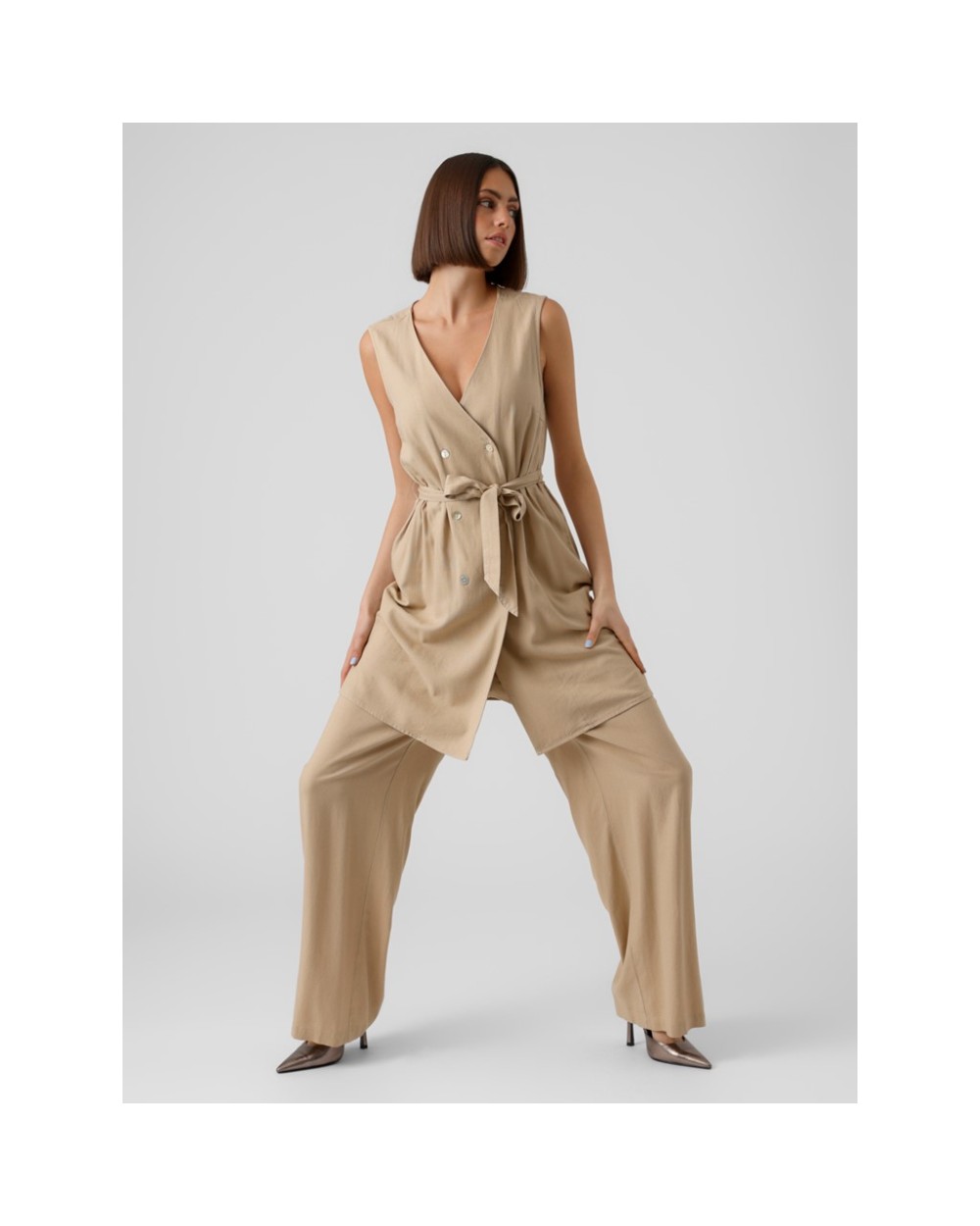 VMMYMILO SL SHORT SHIRT DRESS WVN GA