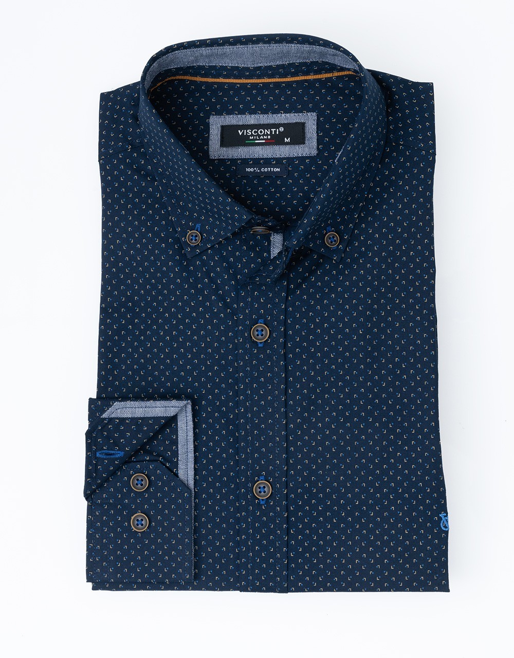 ViscontiΜακρυμάνικo Πουκάμισο σε Κανονική Γραμμή 2824-3