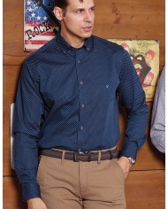 ViscontiΜακρυμάνικo Πουκάμισο σε Κανονική Γραμμή 2824-3