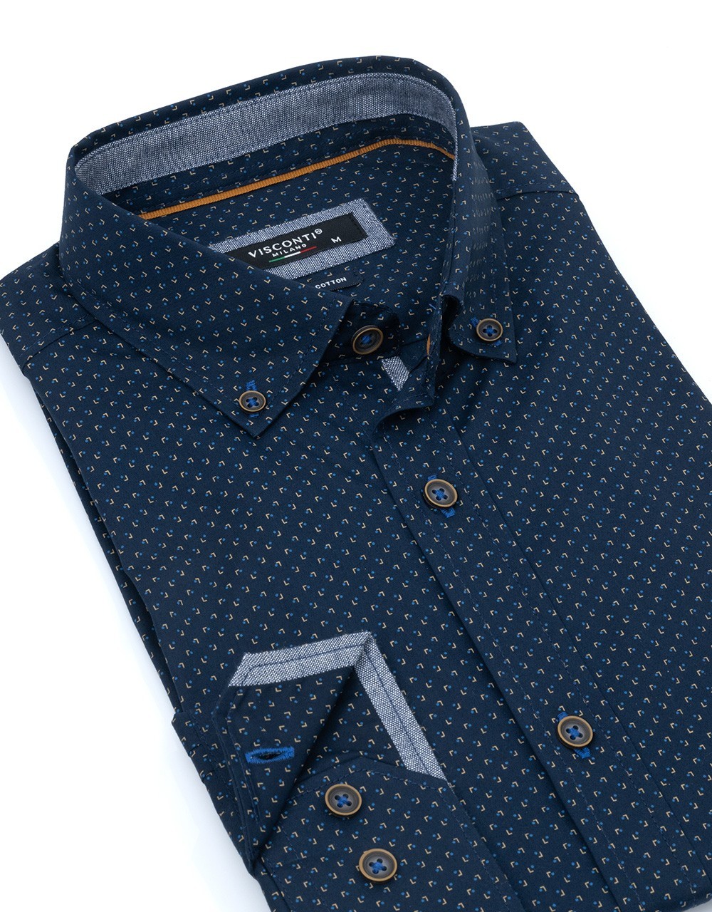 ViscontiΜακρυμάνικo Πουκάμισο σε Κανονική Γραμμή 2824-3