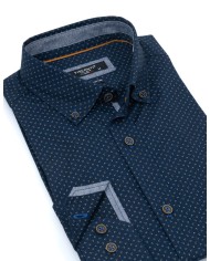 ViscontiΜακρυμάνικo Πουκάμισο σε Κανονική Γραμμή 2824-3