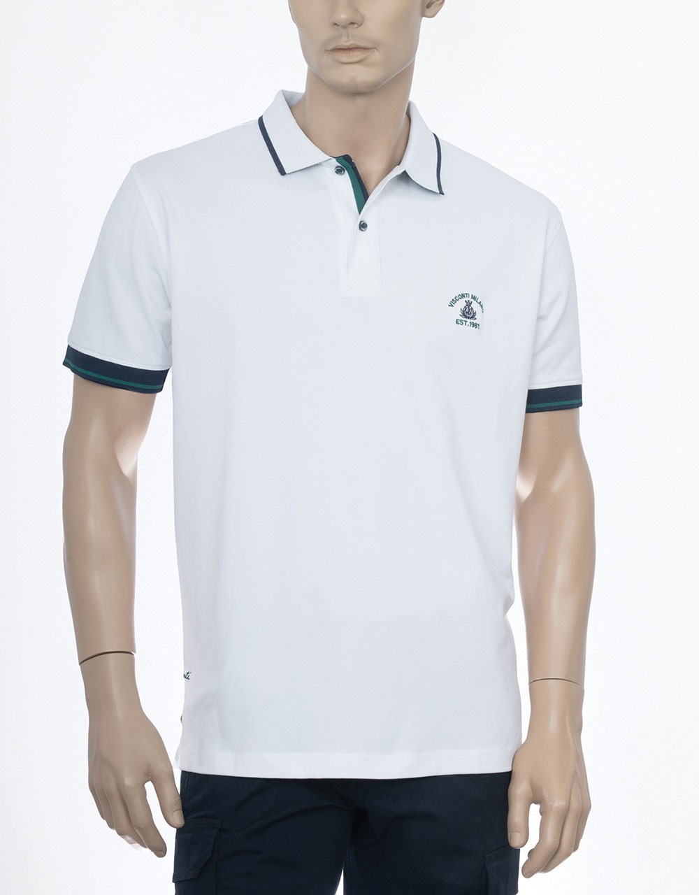 Μπλουζάκι Polo Κοντό Μανίκι Visconti 2831-7 - Polo